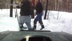 быстросъёмная лебёдка в работе