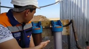 0092 2017 04 26 Установка фильтра для очистки речной воды для запуска парогенератора АБК Автодор НС