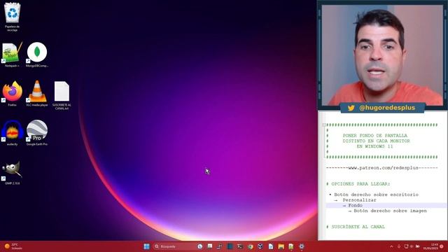 ? ?Como poner un FONDO de PANTALLA DIFERENTE en cada MONITOR WINDOWS 11?2023 смотреть онлайн