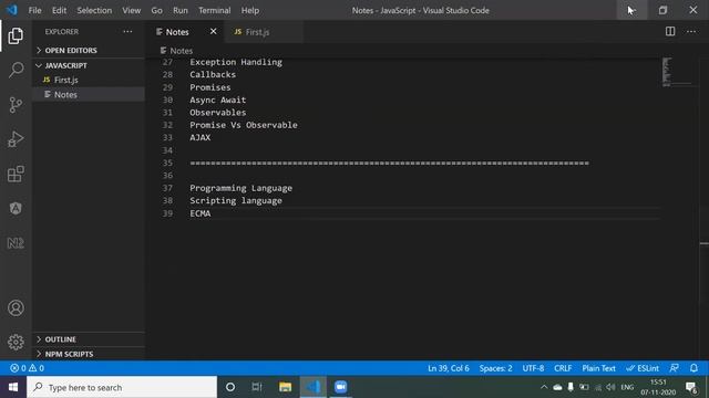 JavaScript Tutorial | Introduction |Class-1