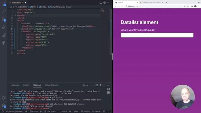 DevTips Daily: The Datalist HTML element