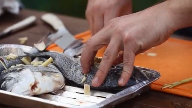 Дорадо с лемонграссом \ Гриль