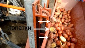 Посадка картофеля японским мини трактором.mp4