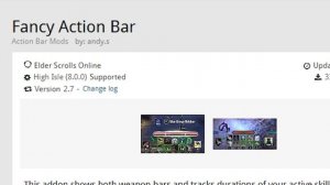 TESO Аддоны: Fancy Action Bar - двойная панель навыков здорового адекватного человека.