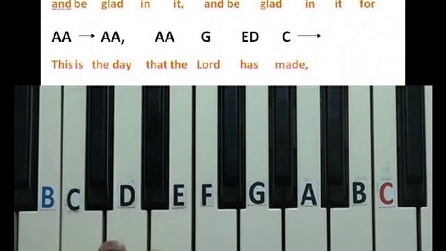 This is the day this is the day that the lord has made song keyboard lesson смотреть онлайн