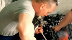 Хонда Х4 CB1300 сборка блока и установка меток вмт и балансировочного вала