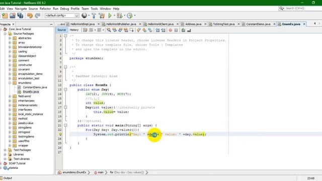 29. Core Java -Enum in java with live coading (Bangla tutorial)
