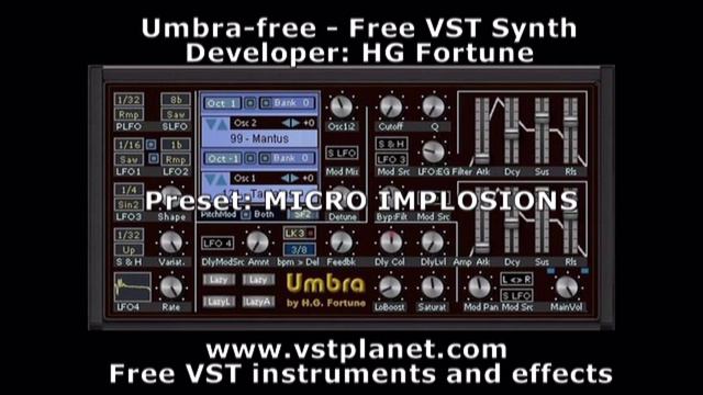 Umbra-free - Free VST synth - vstplanet.com смотреть онлайн