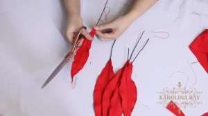 DIY # Объёмные цветы из бифлекса