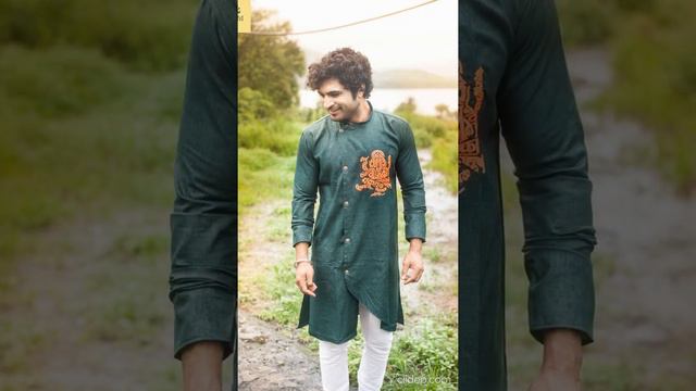 Shendur Collection - Asymmetric  Kurta For Men