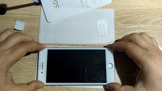 ✅Как наклеить защитное стекло на iPhone 7Plus/8Plus