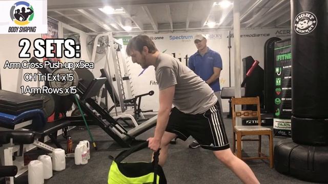 Home Body-split workout focused on the Chest Back  Triceps with no fitness equipment.