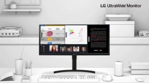 LG UltraWide™ monitor - Online meeting könnyedén