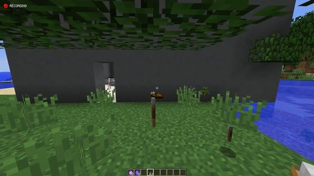 Minecraft - LIVE INSIDE A TINY CRAFTING TABLE with only two commands (living room furniture command смотреть онлайн