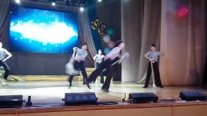 Танцевальный ансамбль клуба " Юный Патриот Родины". Танец "Уборка".