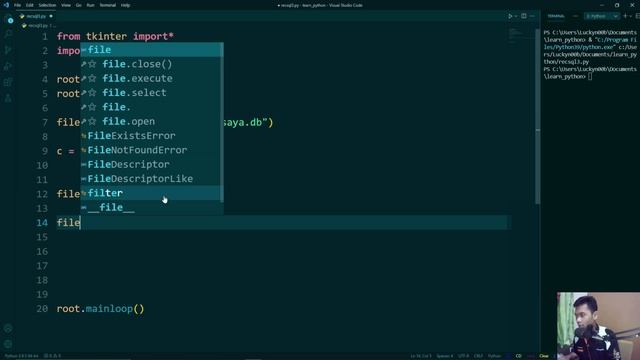 python tkinter tutorial #19 | membuat database dengan sqlite3 смотреть онлайн
