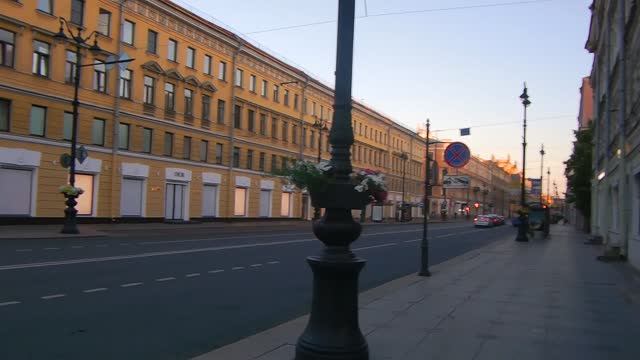 Санкт-Петербург.Невский Проспект Ранним Утром (Часть 13) смотреть онлайн