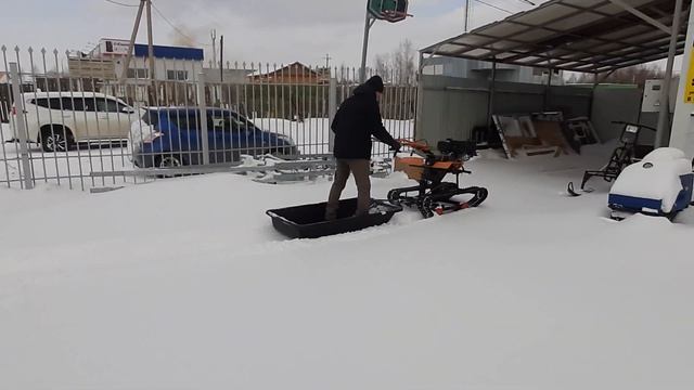 Универсальный гусеничный модуль к мотоблокам в мотохит27.рф