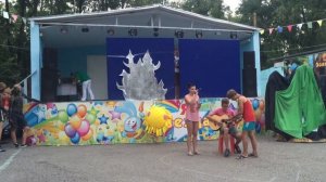 Песня под гитару. ДОЛ Золотая Коса