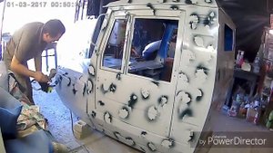 Покраска в хаки, камуфляж