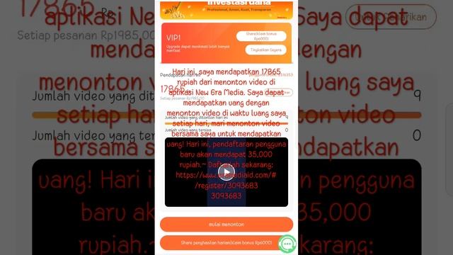 DAFTAR SEKARANG: https://www.eramediaid.com/#/register/3093683