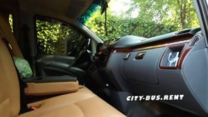 Красивый белый минивэн на 10 мест. Аренда Mercedes Viano