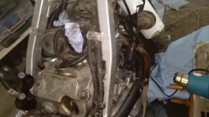 Приобрел Honda Africa Twin 1996г . Глубокое ТО с заменой свечей, звездочек, цепи, раскоксовка цилин