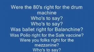 One Normal Night Lyrics