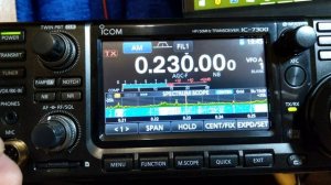 Демонстрация перегрузки Icom-7300 при приеме