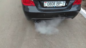 Е60 n52 парит на холодную при -2