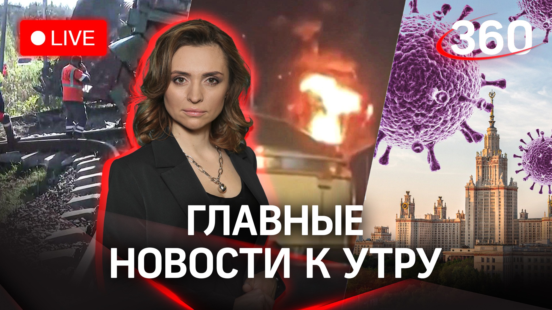 Брянск: новый взрыв на ж/д. Пожар в порту Тамани. Корь в МГУ | Стрим. Малашенко. 3.05.23