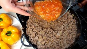 ДОЛМА "УЧ-БАДЖИ" (ТРИ СЕСТРЫ) ИЗ БАКЛАЖАНА, ПЕРЦА И ПОМИДОРА. АЗЕРБАЙДЖАНСКАЯ КУХНЯ