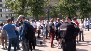 Народный сход на Пушкинской площади в Москве / LIVE 03.07.21
