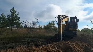 Большой коп траншеи ЭО 3323А