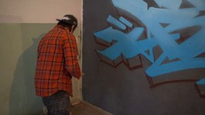 КАК РИСОВАТЬ ГРАФФИТИ? Шрифт в стиле WildStyle, от начала до конца. ДЕЛАЙ ГРАФФИТИ #4