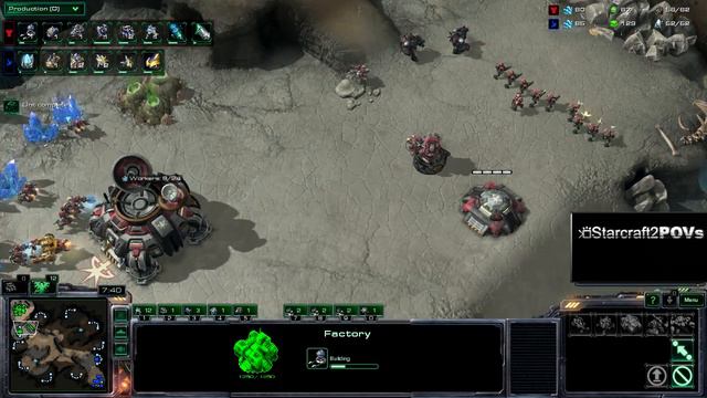 SC2 HotS - ASUS ROG Summer 2013 - Alicia vs Happy - Ro8 - Map 2 - Akilon Wastes - Happy смотреть онлайн