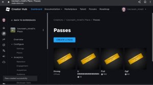 2част как создать гейм пасс в роблокс