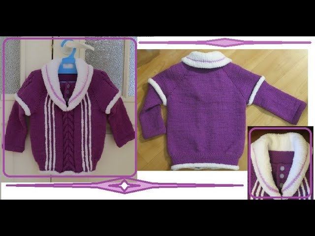 Рукав. Двойной край в середине и в конце вязания без пришивания иглой. смотреть онлайн