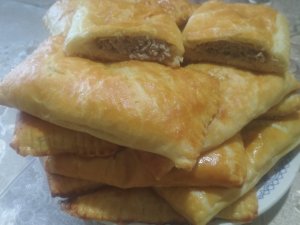 СЛОЙКИ С МЯСОМ, вкуснейшие, хрустящие и простые в приготовлении