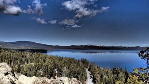 Eagle Rock Lake Tahoe. Olympus SP-100EE