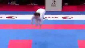 Final Female Kata  Rika Usami of Japan  21st WKF World Karate Championships Paris 2012