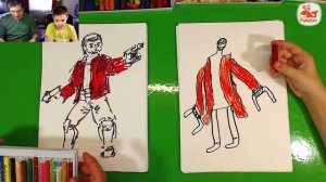 Рисуем Звёздный Лорд из Стражи галактики / СуперДима