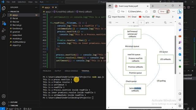 Learn Node Js - #031 - in 2023 | Check Queue - Event Loop in Node Js