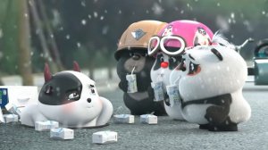 【Bamboo Panda ❤】WATCH OUT! Bamboo-stylized Truck is coming LOL | Short Animation | 熊猫班卜