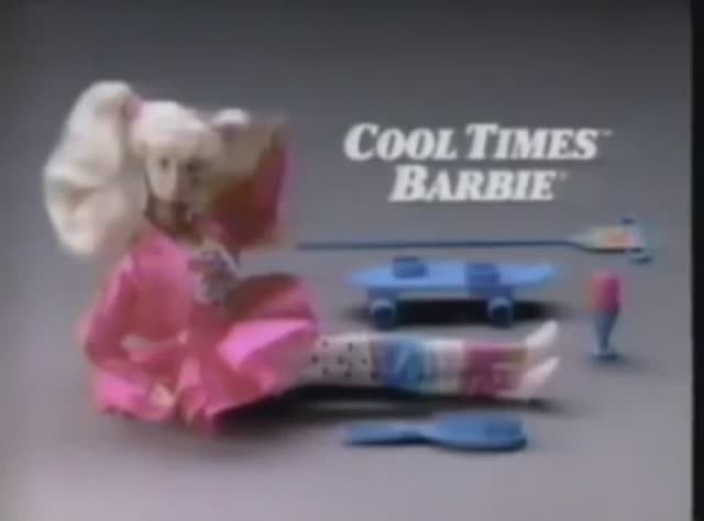 1988  Реклама сестры куклы Барби Маттел Cool Times