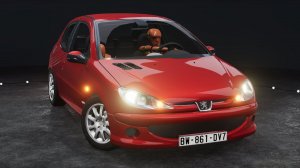 Peugeot 206: Необычный краш-тест с манекенами в BeamNG.drive