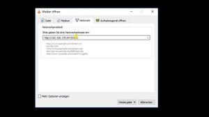 VLC Player - IP Kamera RTSP Stream