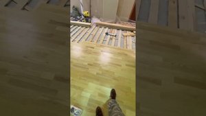 Укладка спортивного паркета грабо. Grabo