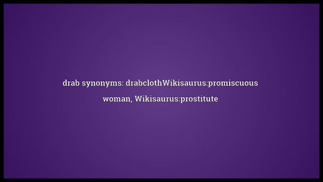 Drab Meaning смотреть онлайн