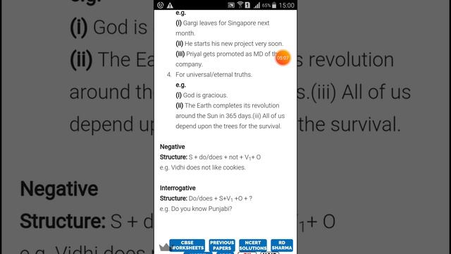 Class_8 Eng. grammar :Simple present Tense. смотреть онлайн